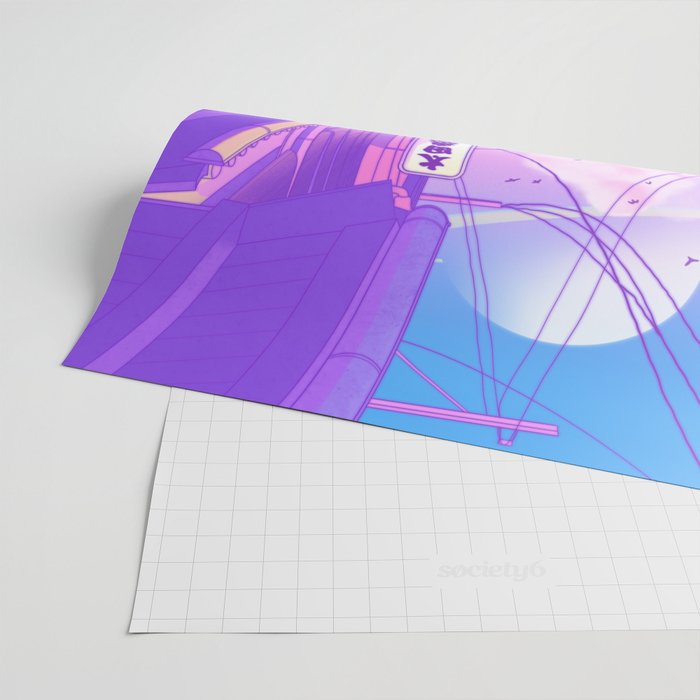 City Pop Kyoto Wrapping Paper Gallery Image 2