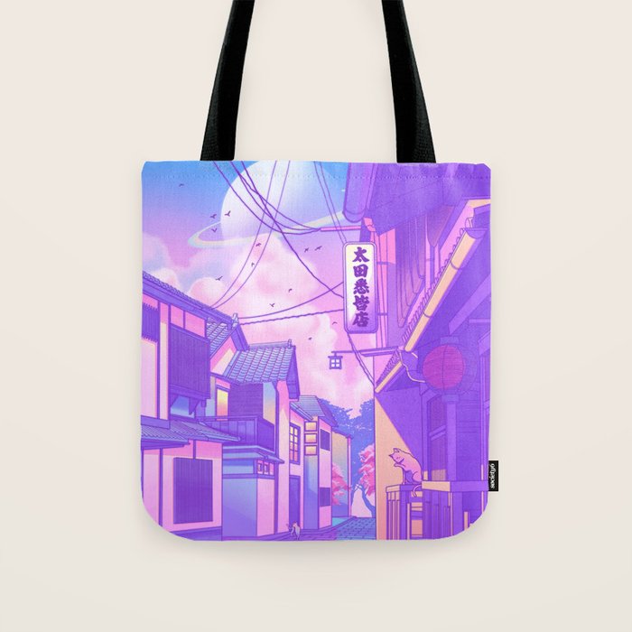 City Pop Kyoto Tote Bag Gallery Image 1