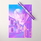 City Pop Kyoto Wrapping Paper Gallery Image 1