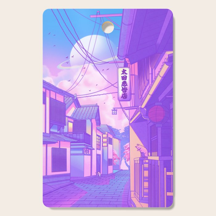 City Pop Kyoto Cutting Board Gallery Image 1