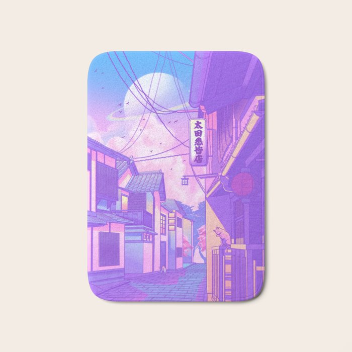 City Pop Kyoto Bath Mat Gallery Image 1