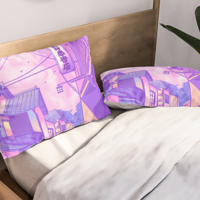 City Pop Kyoto Pillow Sham Gallery Image 2
