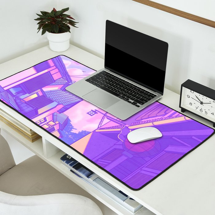 City Pop Kyoto Desk Mat Gallery Image 2