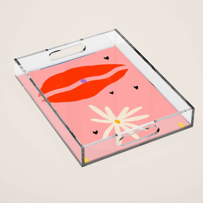 PEARL AND DAISY Acrylic Tray Gallery Image 1