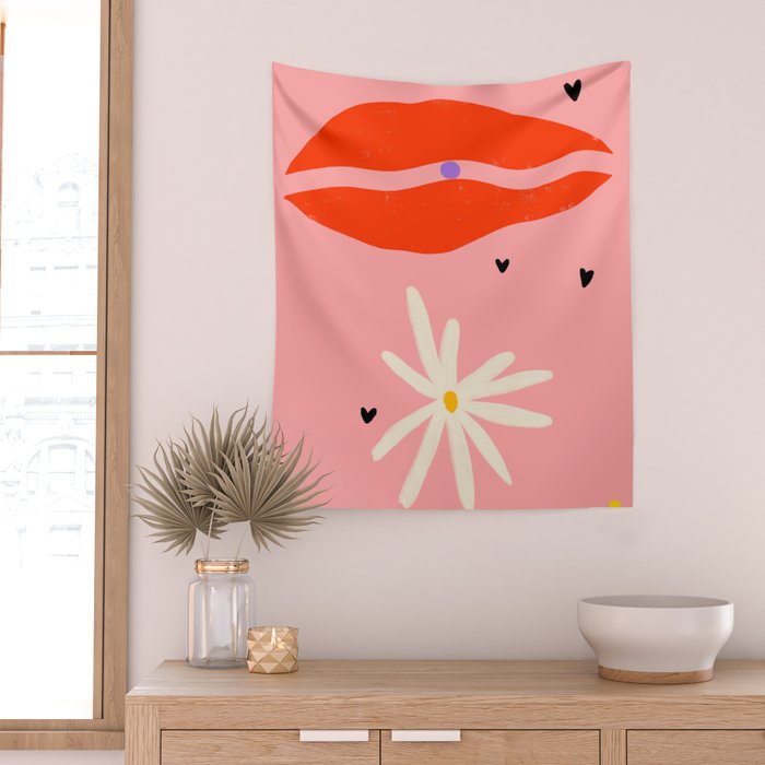 PEARL AND DAISY Wall Tapestry Gallery Image 2