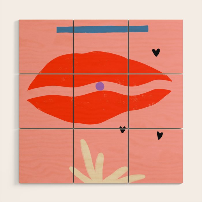 PEARL AND DAISY Wood Wall Art Gallery Image 1