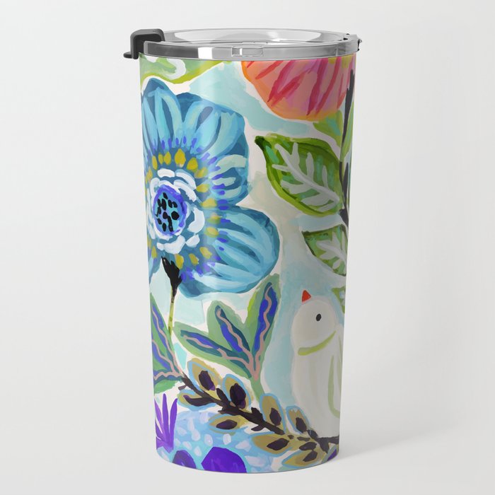 Bird and Blooms Travel Mug Gallery Image 3