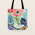 Bird and Blooms Tote Bag Gallery Image 1