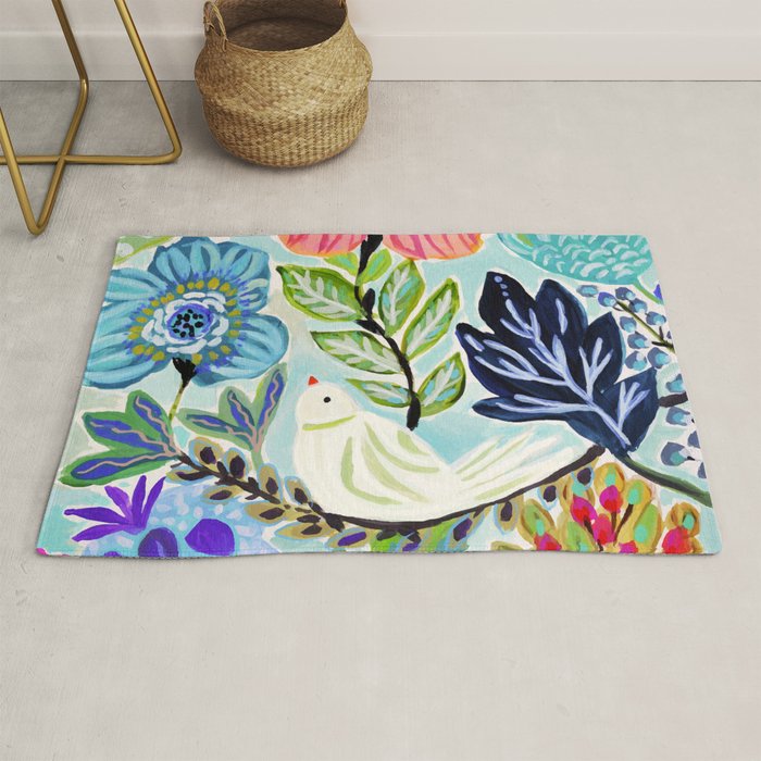 Bird and Blooms Rug Gallery Image 1