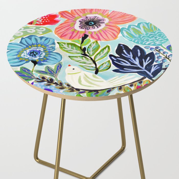 Bird and Blooms Side Table Gallery Image 2