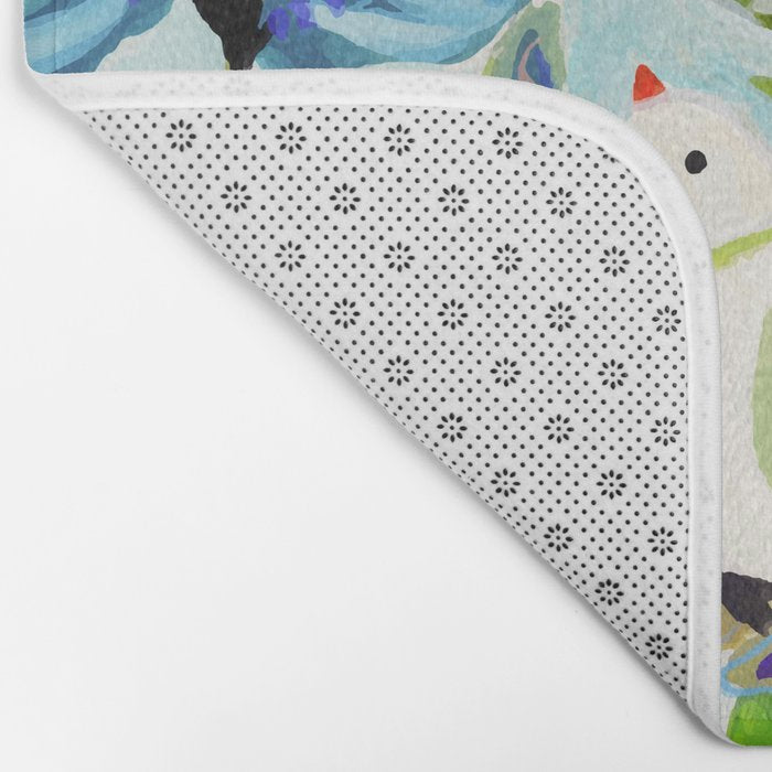 Bird and Blooms Bath Mat Gallery Image 2
