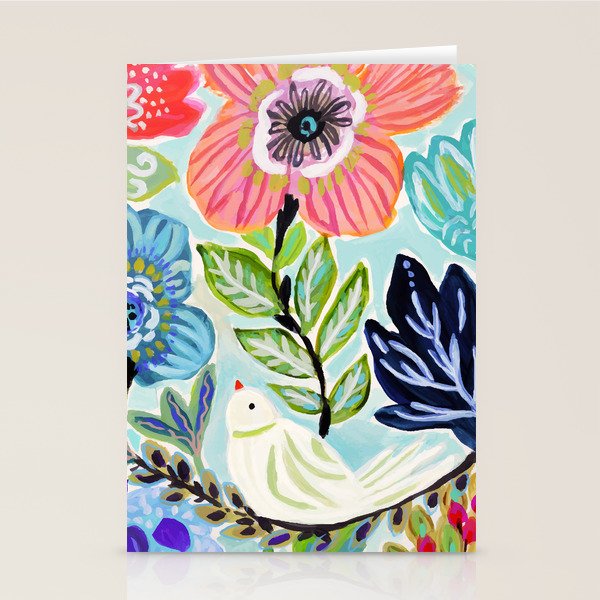 Bird and Blooms Stationery Card Gallery Image 2