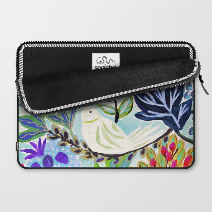 Bird and Blooms Laptop Sleeve Gallery Image 2