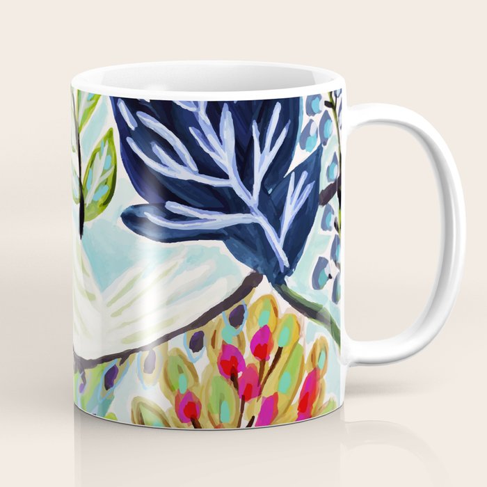 Bird and Blooms Coffee Mug Gallery Image 1