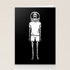 Skeleton want to be Asronaut Stationery Card Gallery Image 2