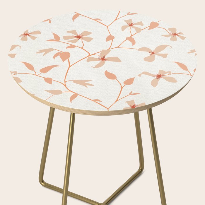 Floral Clematis Vine Side Table Gallery Image 2