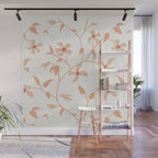 Floral Clematis Vine Wall Mural Gallery Image 1