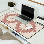Southwestern Minimalism - Neutral Rose Beige Desk Mat Gallery Image 2