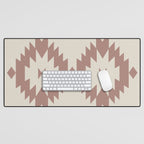 Southwestern Minimalism - Neutral Rose Beige Desk Mat Gallery Image 1