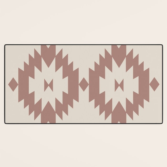 Southwestern Minimalism - Neutral Rose Beige Desk Mat Gallery Image 3