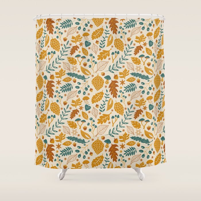 Autumn Foliage Shower Curtain Gallery Image 1