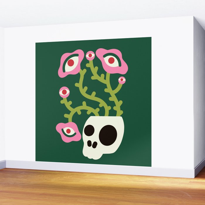Spooky Flower Ideas Wall Mural Gallery Image 2