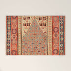 Antique Erzurum Turkish Kilim Rug Print Welcome Mat Gallery Image 1
