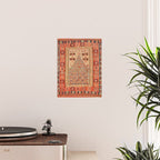 Antique Erzurum Turkish Kilim Rug Print Poster Gallery Image 2