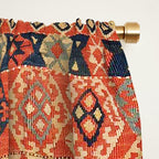 Antique Erzurum Turkish Kilim Rug Print Window Curtain Gallery Image 2