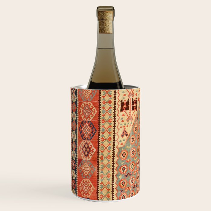 Antique Erzurum Turkish Kilim Rug Print Wine Chiller Gallery Image 2