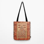 Antique Erzurum Turkish Kilim Rug Print Tote Bag Gallery Image 2
