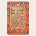 Antique Erzurum Turkish Kilim Rug Print Cutting Board Gallery Image 1