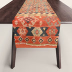 Antique Erzurum Turkish Kilim Rug Print Table Runner Gallery Image 1