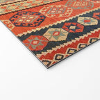 Antique Erzurum Turkish Kilim Rug Print Welcome Mat Gallery Image 2