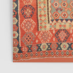 Antique Erzurum Turkish Kilim Rug Print Poster Gallery Image 3