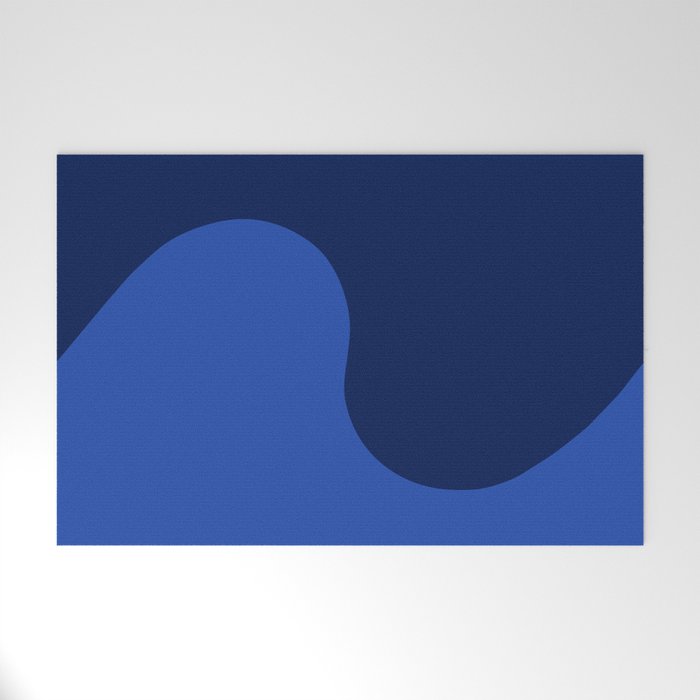 Wave Swirl Deep Sea Welcome Mat Gallery Image 1