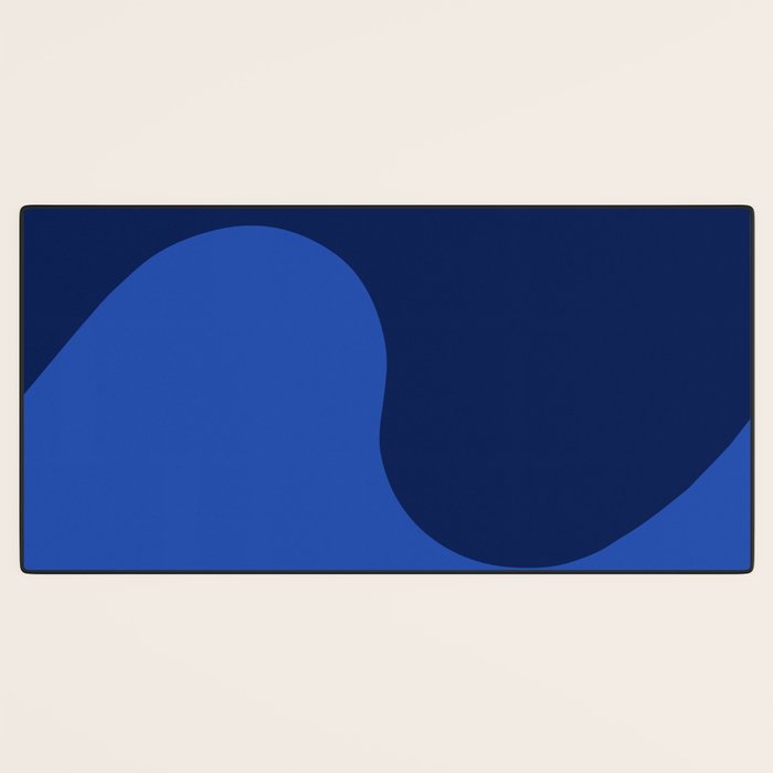 Wave Swirl Deep Sea Desk Mat Gallery Image 3