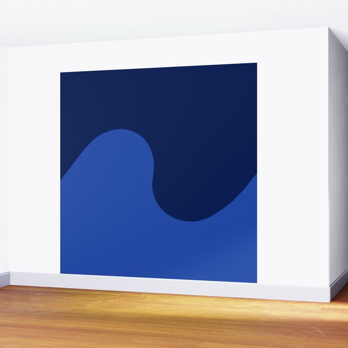 Wave Swirl Deep Sea Wall Mural Gallery Image 2
