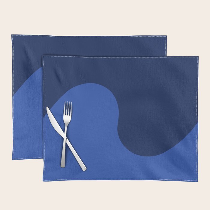 Wave Swirl Deep Sea Placemat Gallery Image 1