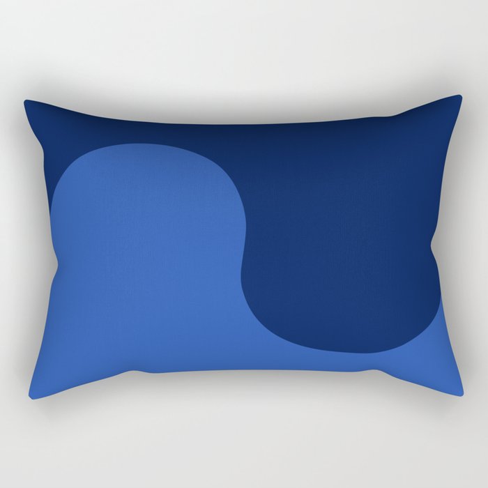 Wave Swirl Deep Sea Rectangular Pillow Gallery Image 1