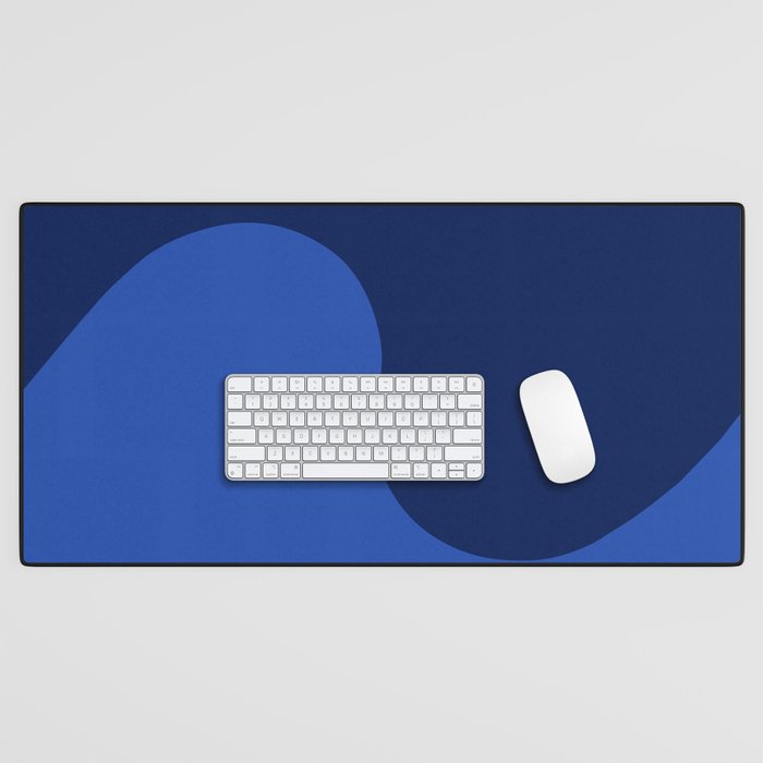 Wave Swirl Deep Sea Desk Mat Gallery Image 1
