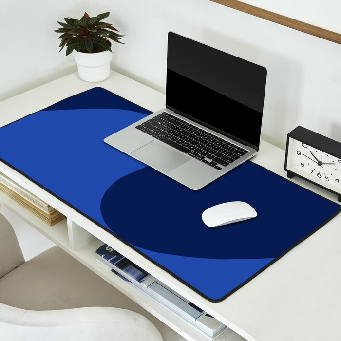 Wave Swirl Deep Sea Desk Mat Gallery Image 2