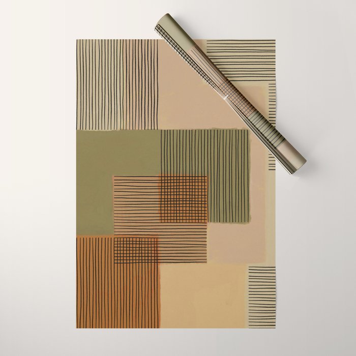 Geo Patchwork #3 Wrapping Paper Gallery Image 1