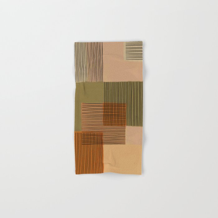 Geo Patchwork #3 Bath Towel Gallery Image 1