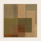 Geo Patchwork #3 Wood Wall Art Gallery Image 1
