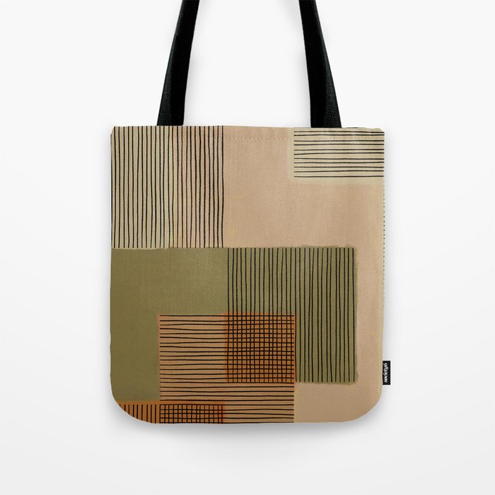Geo Patchwork #3 Tote Bag Gallery Image 1