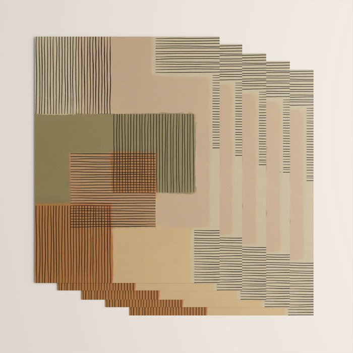Geo Patchwork #3 Wrapping Paper Gallery Image 3