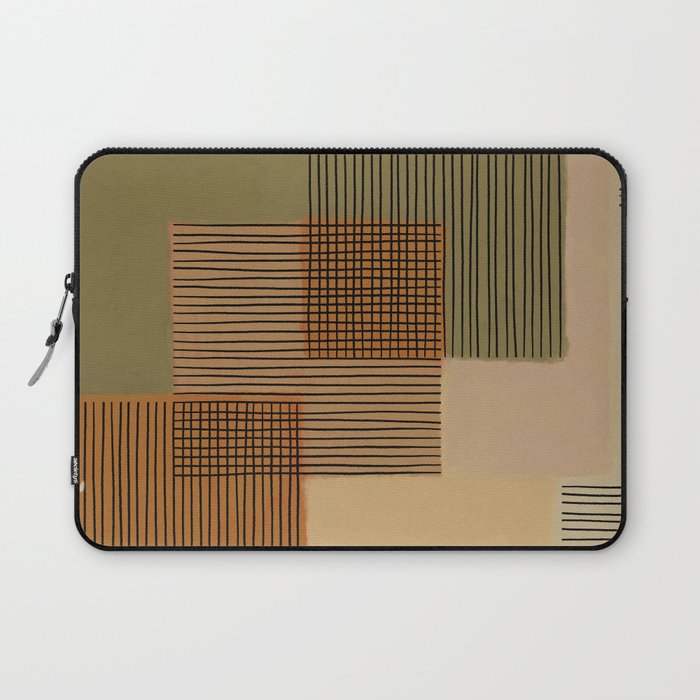 Geo Patchwork #3 Laptop Sleeve Gallery Image 1