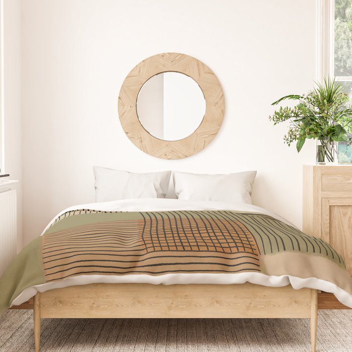Geo Patchwork #3 Duvet Cover Gallery Image 3