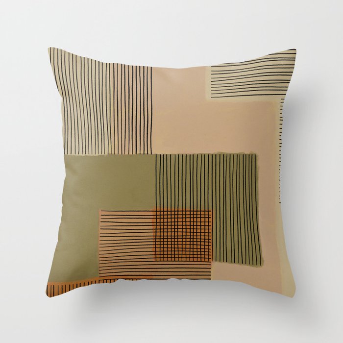 Geo Patchwork #3 Throw Pillow Gallery Image 6